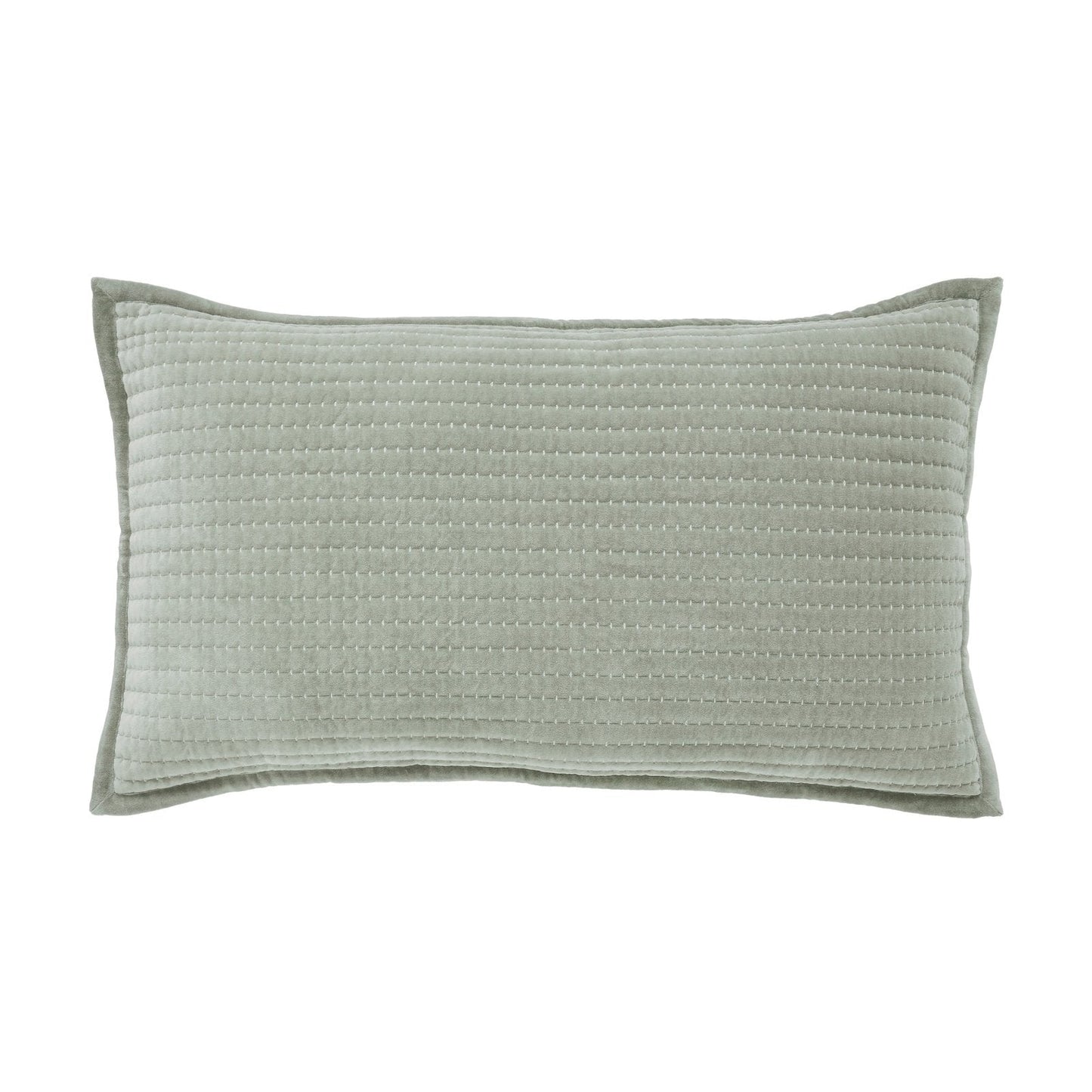 Milton Channel Stitched Velvet Coverlet Sham