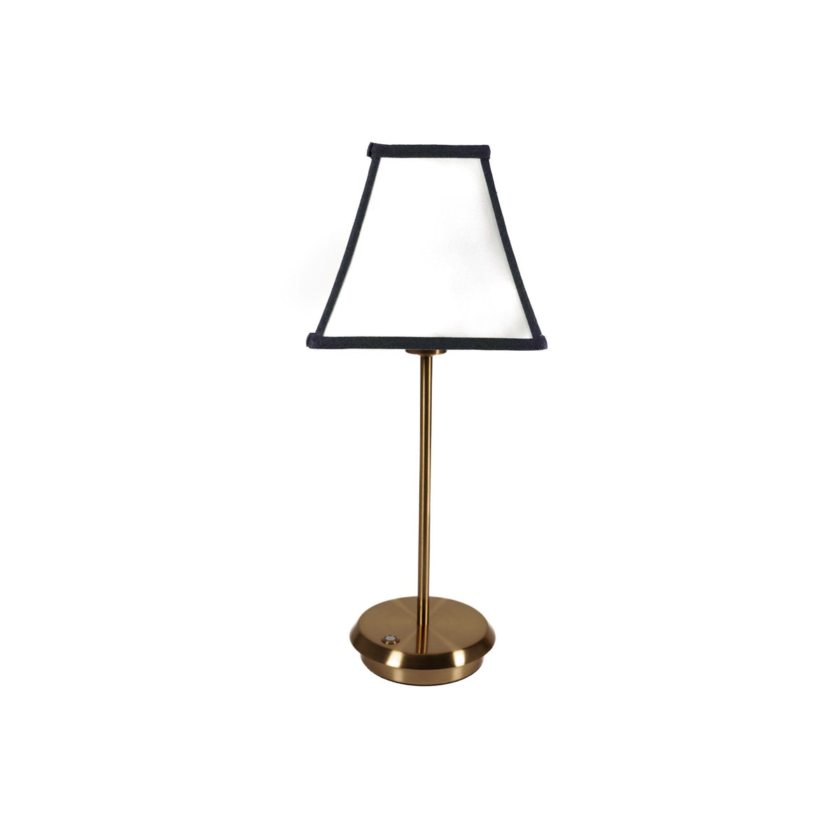 Noir & Pearl with Gold Lamp Base