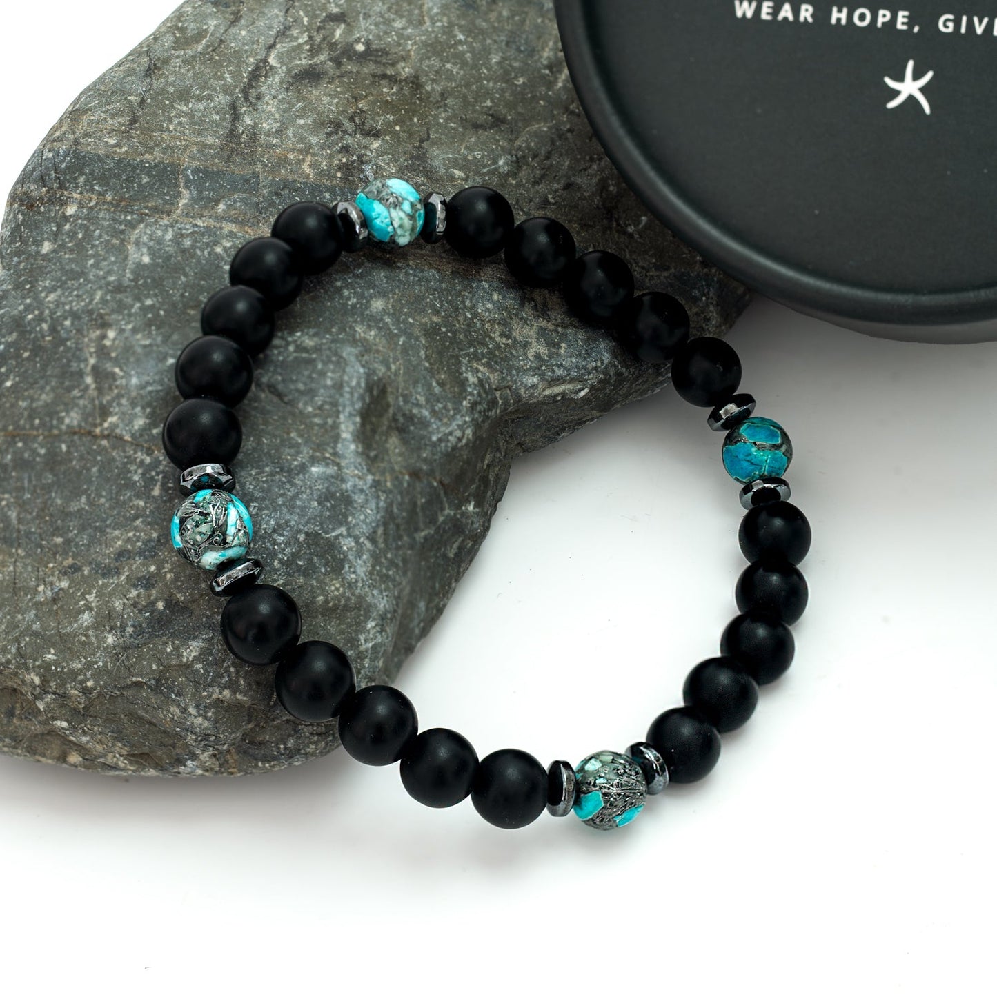 Wear Blue Men's Emperor Stone Bracelet
