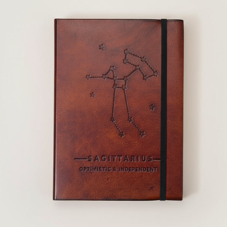 Astrology Zodiac Handmade Leather Journal