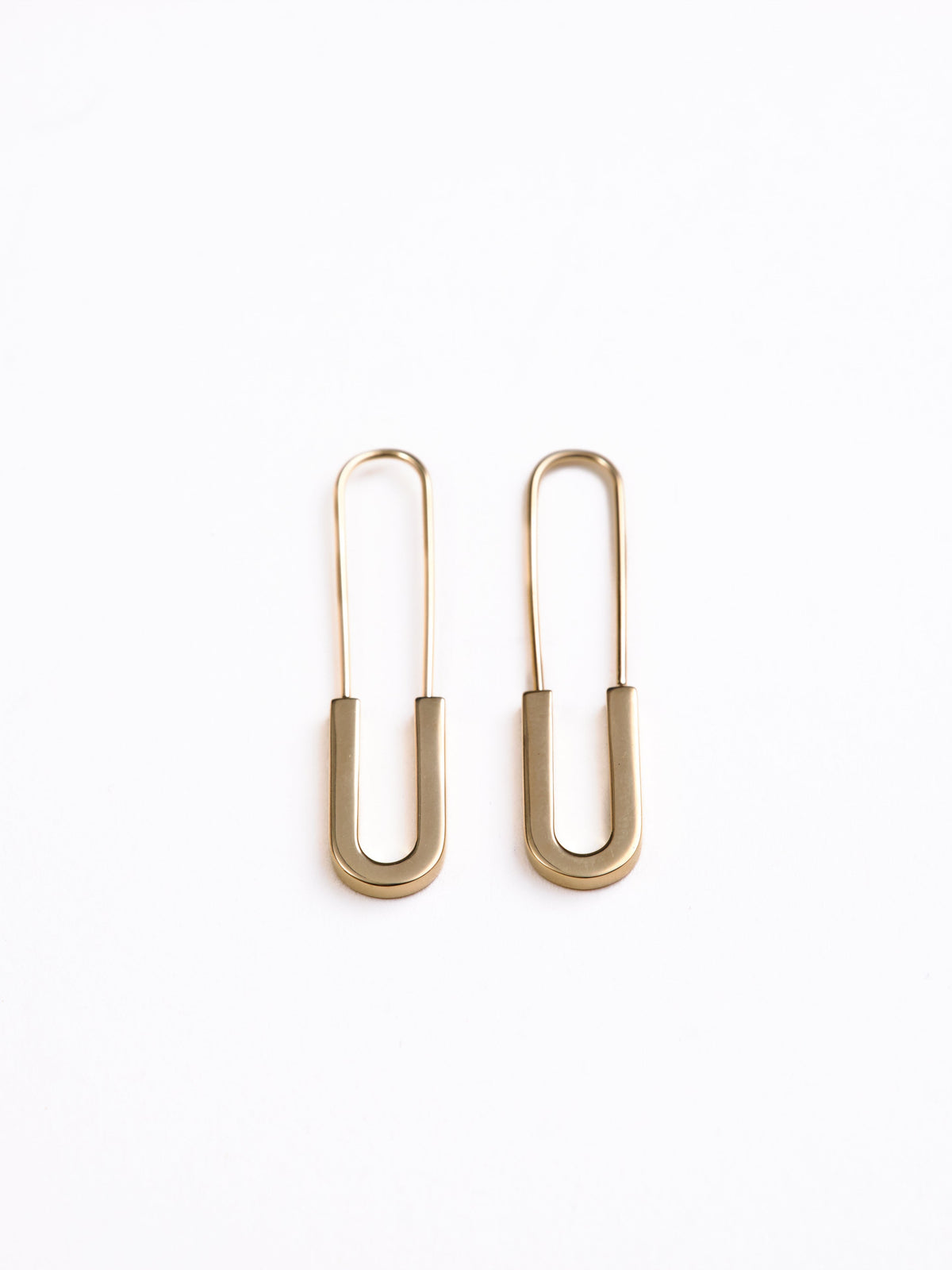 Theo Paper Clip Earrings