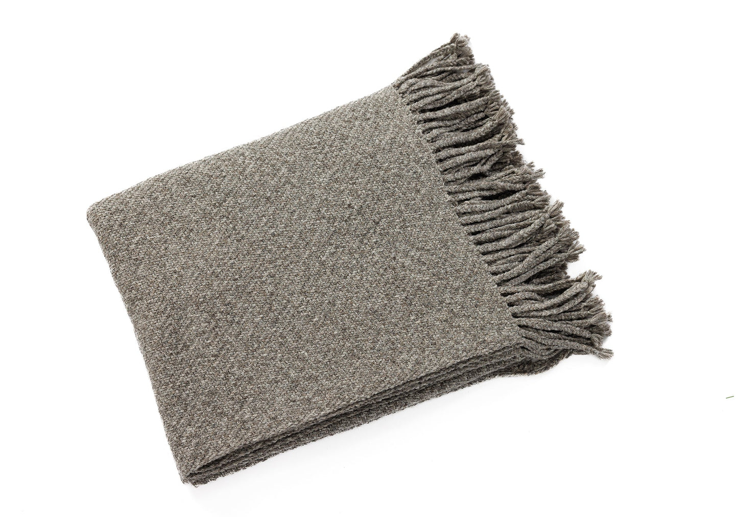 Kulsi Collection - Pima Cotton & Undyed Baby Alpaca Graphite Throw