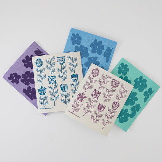 Cool Tone Bundle (5 Swedish dishcloths)
