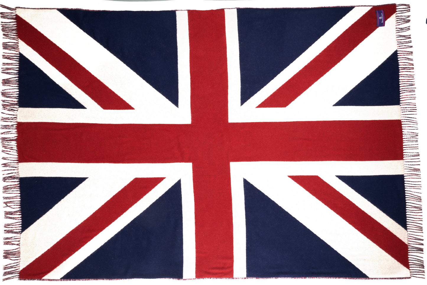 Prince of Scots Union Jack Merino Wool Throw