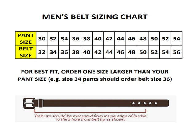 Eclipse Brown Leather Belt