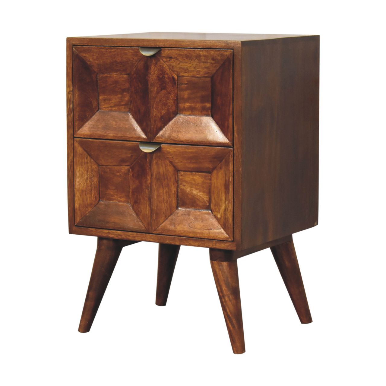 Solid Wood Quad Nightstand
