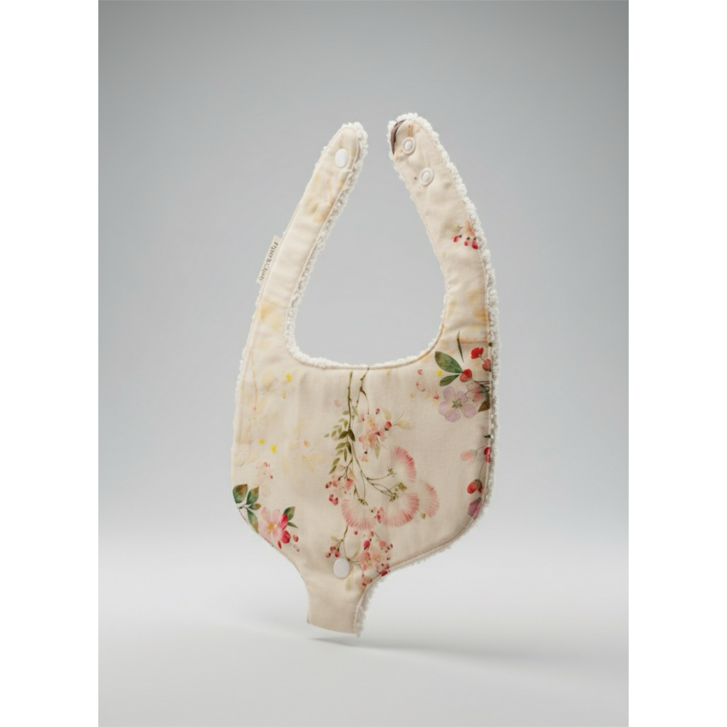 Soothe & Snap Pacifier Bib – Ivory Botanical