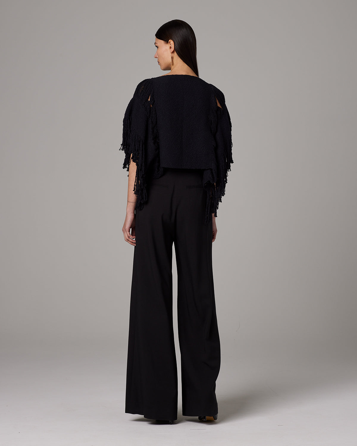 Lace Fringe Crop Top