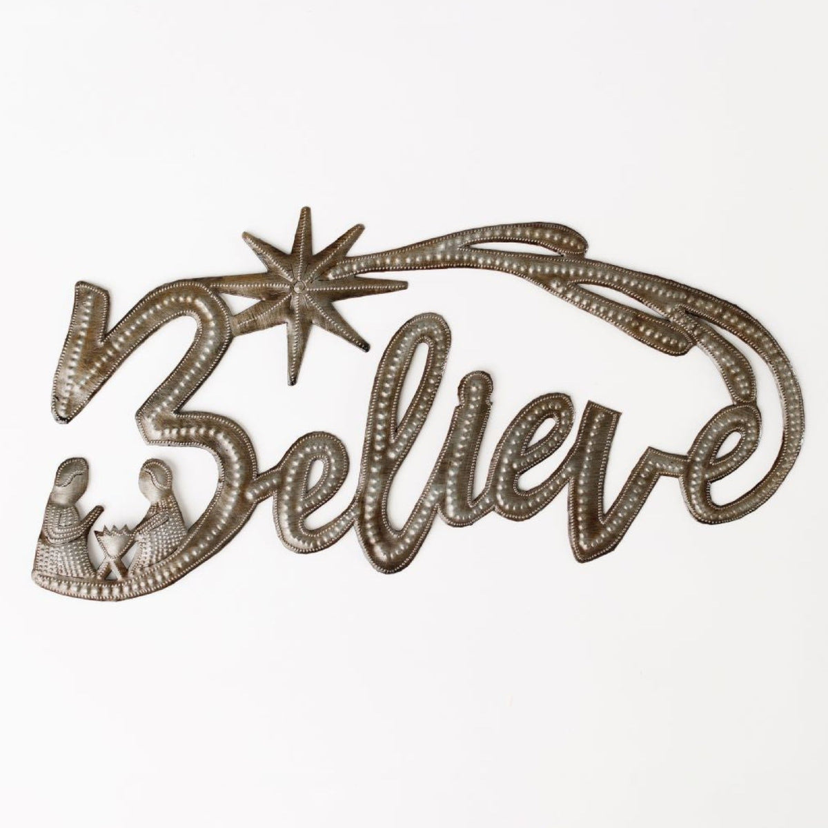 Believe Metal Art