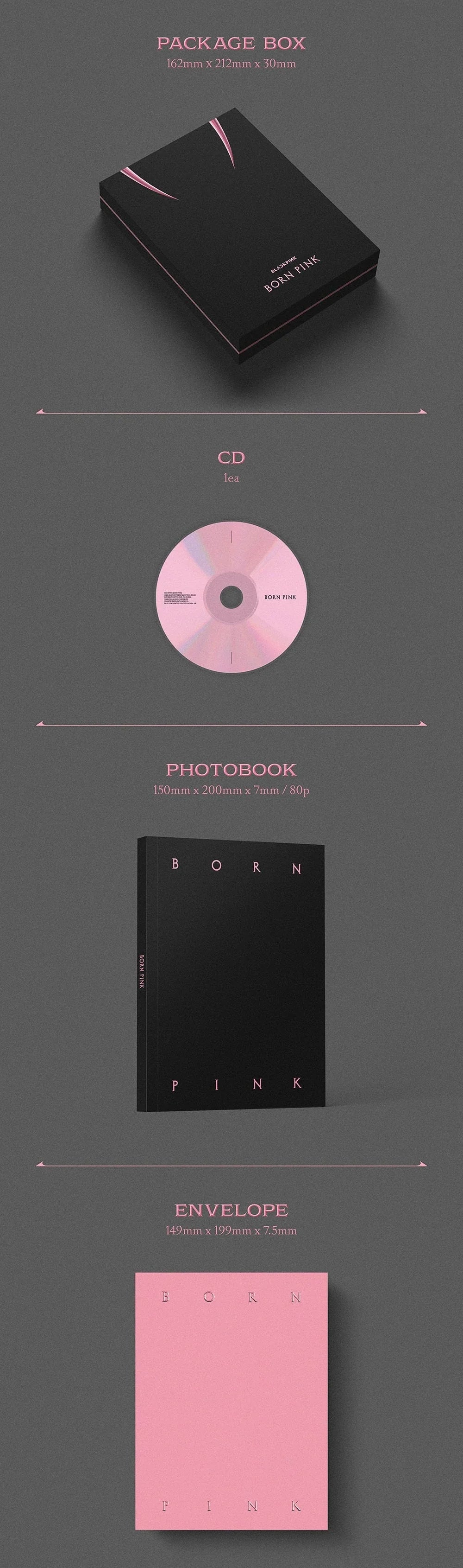 BLACKPINK 2nd Full Album - Born Pink (Box Set Ver)