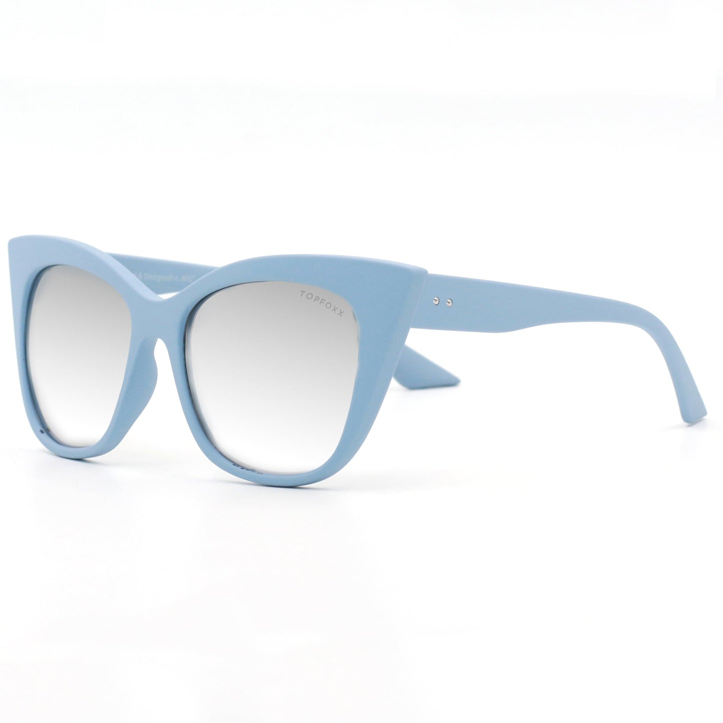 Venice Cateye - Blue - Silver - Prescription