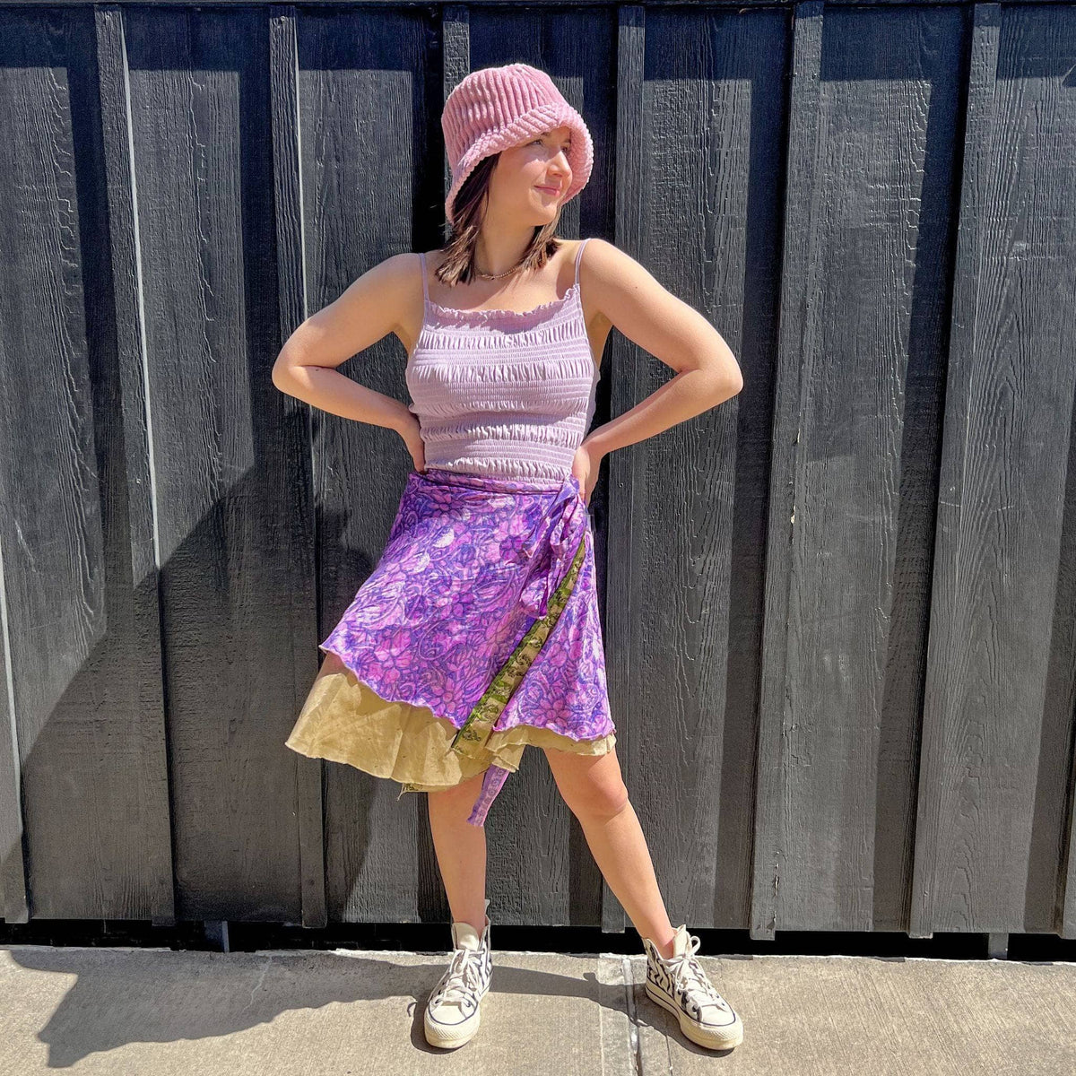 The Original Boho Reclaimed Sari Wrap Skirt