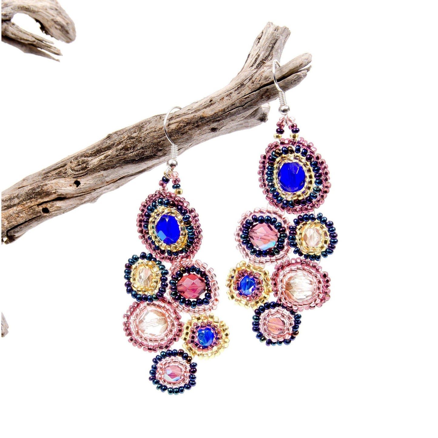 Bola Seed Bead Earrings - Guatemala