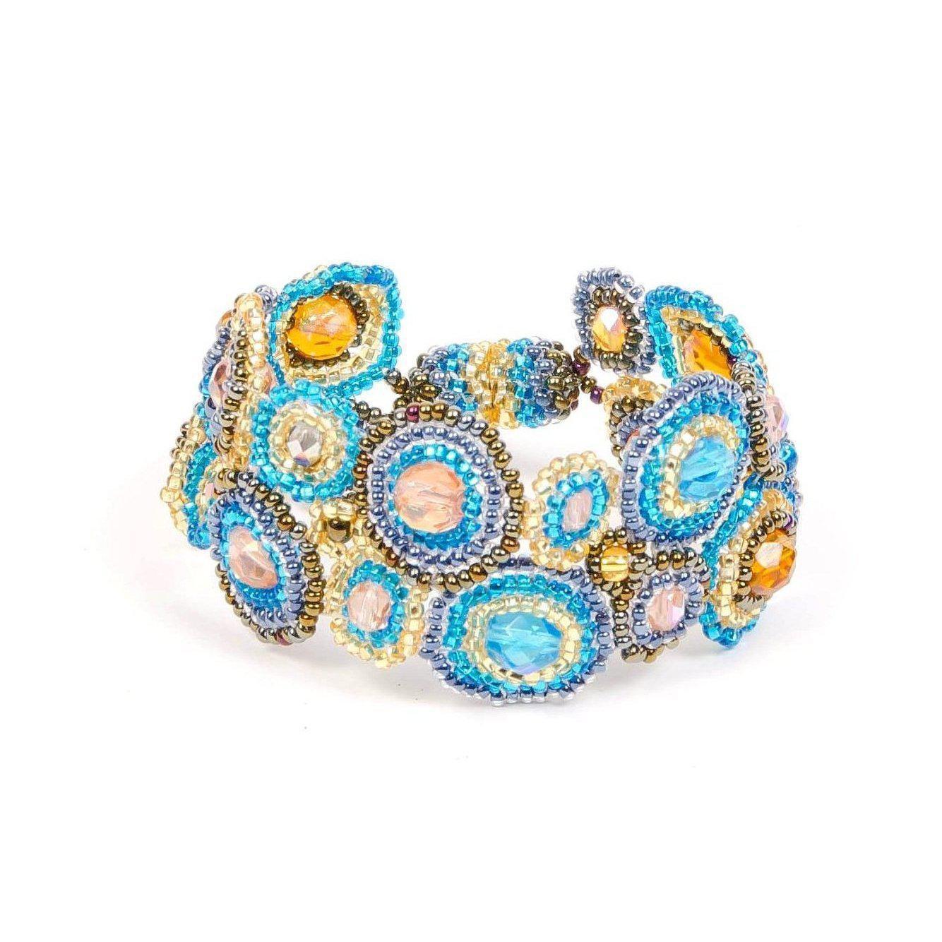 Bola Seed Bead Magnetic Closure Bracelet - Guatemala