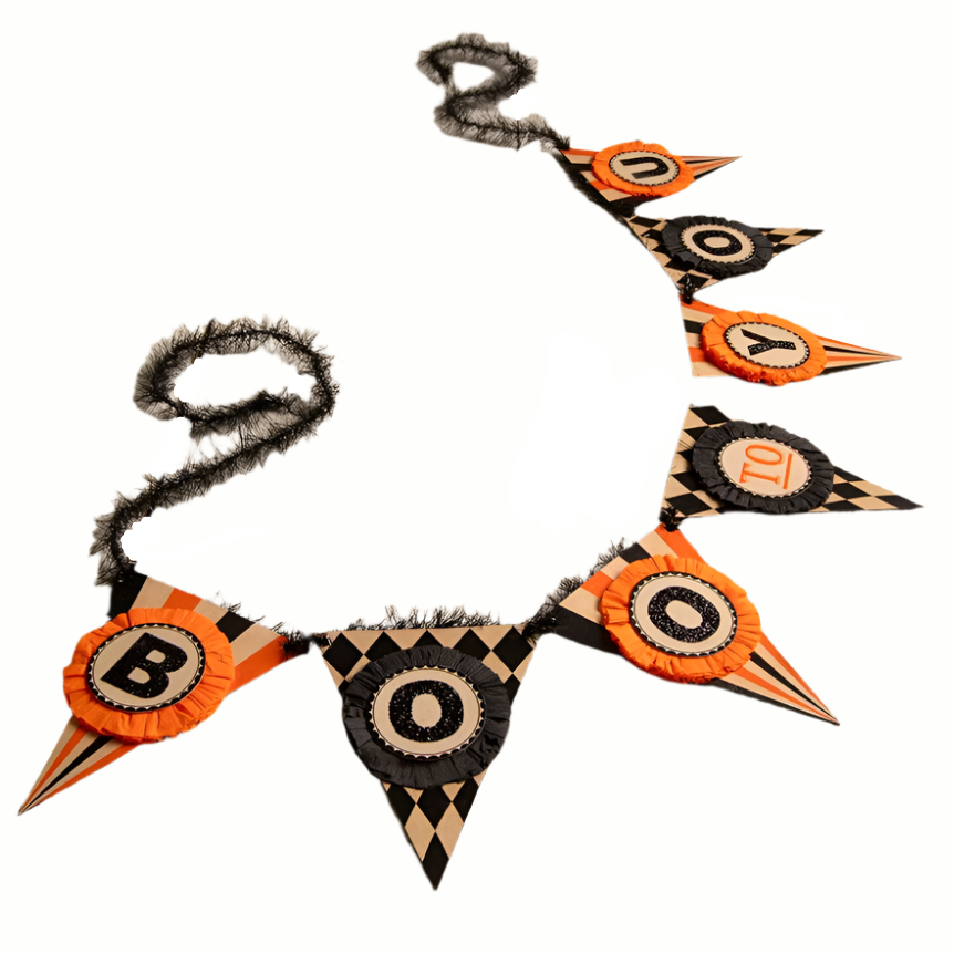 Boo To You Garland by Bethany Lowe Designs