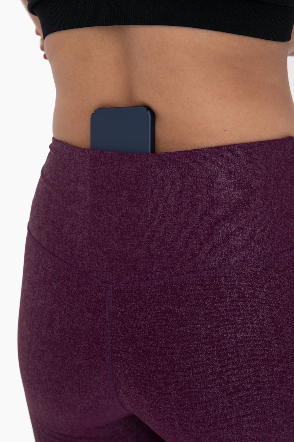 Luxe Edge Leather-Look Crossover Flare Leggings