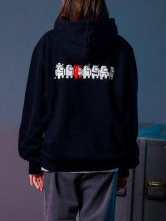 BTS x BT21 Among Us Limited Edition - Imposter Black Hoodie