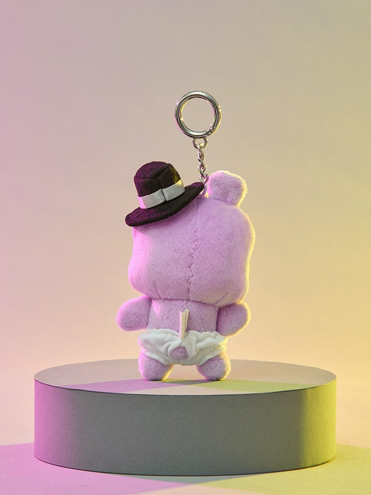 BT21 - Mang Baby Born To Dance Small Doll Keychain Fedora