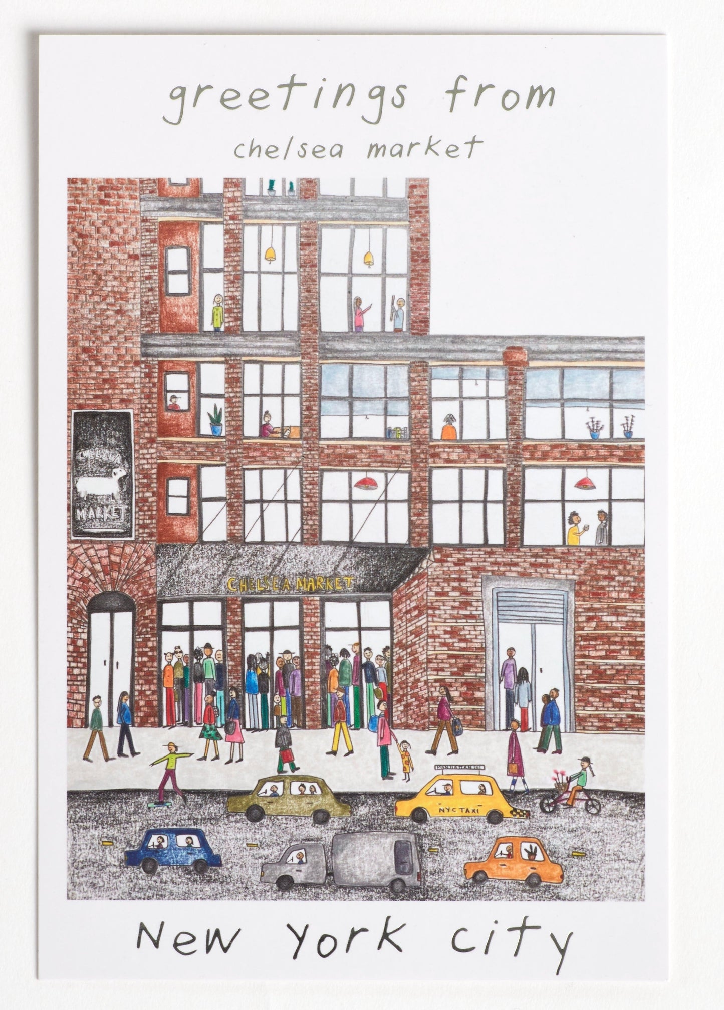 Greetings from Chelsea Market Postcard