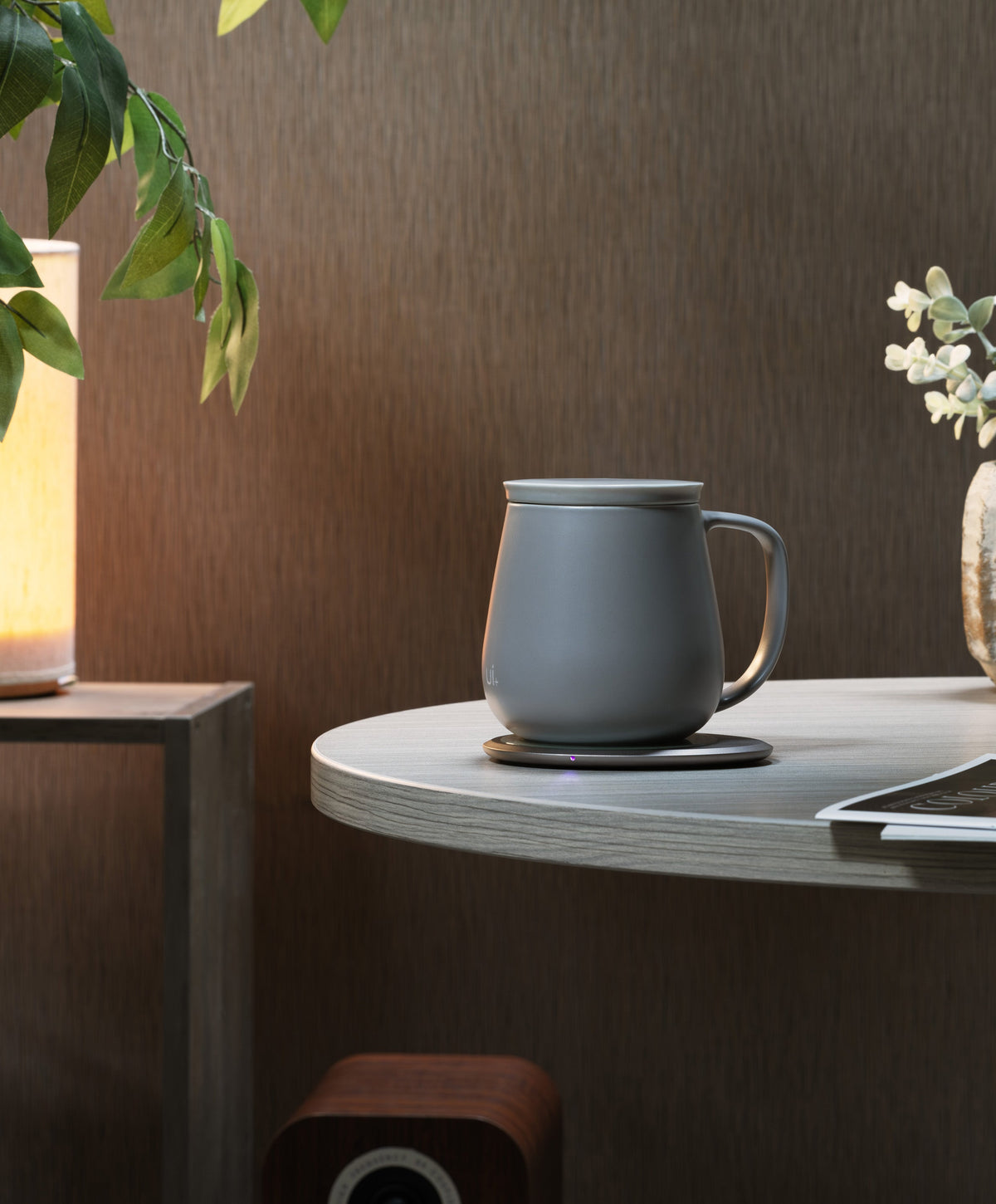 Ui+ Self-heating Mug Set - Soft Gray (SD)