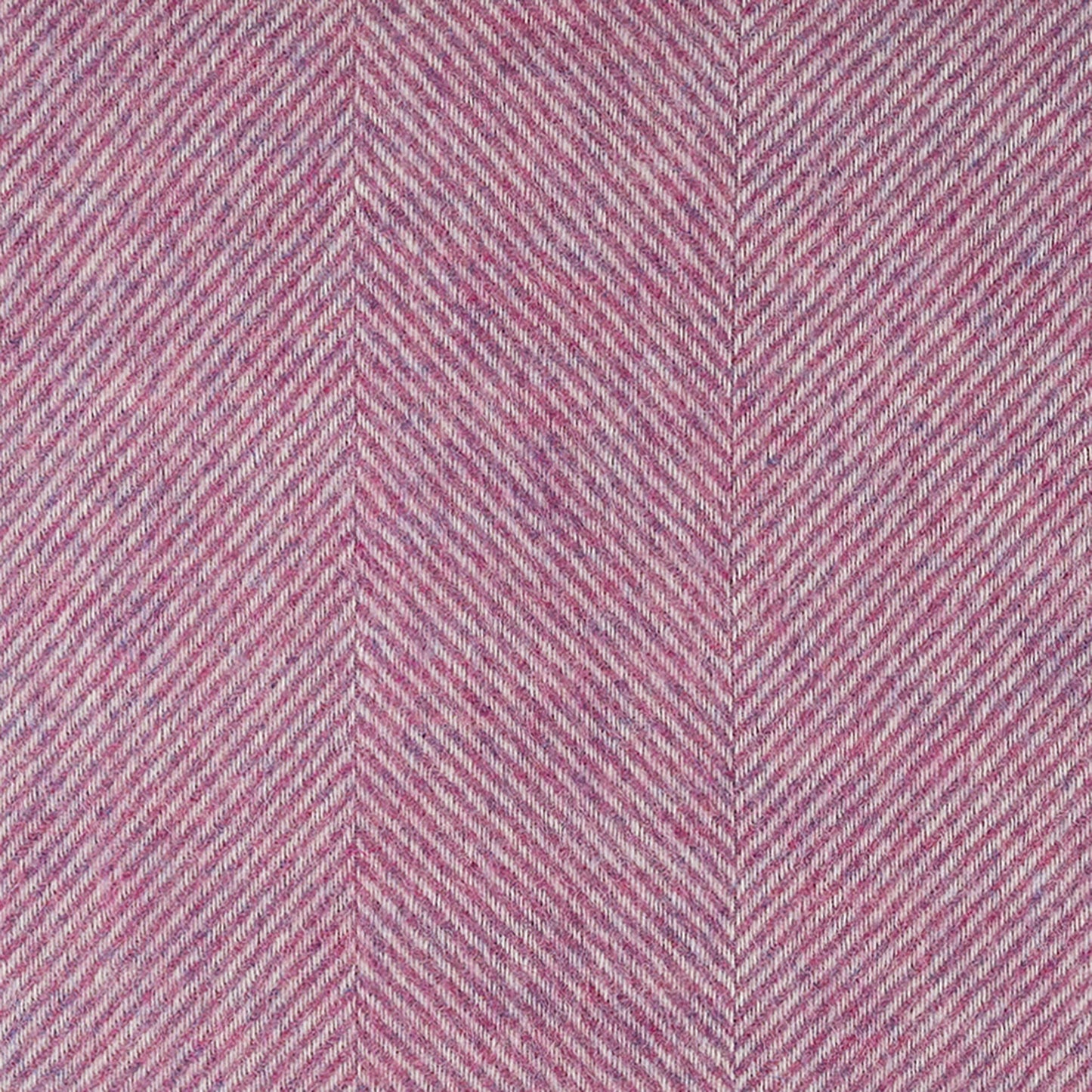 Southampton Home Shetland Lambswool Herringbone Throw – Petal Pink | Woven in England