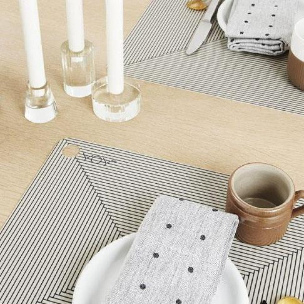 Nordic Glass Candleholder - Square - Clear
