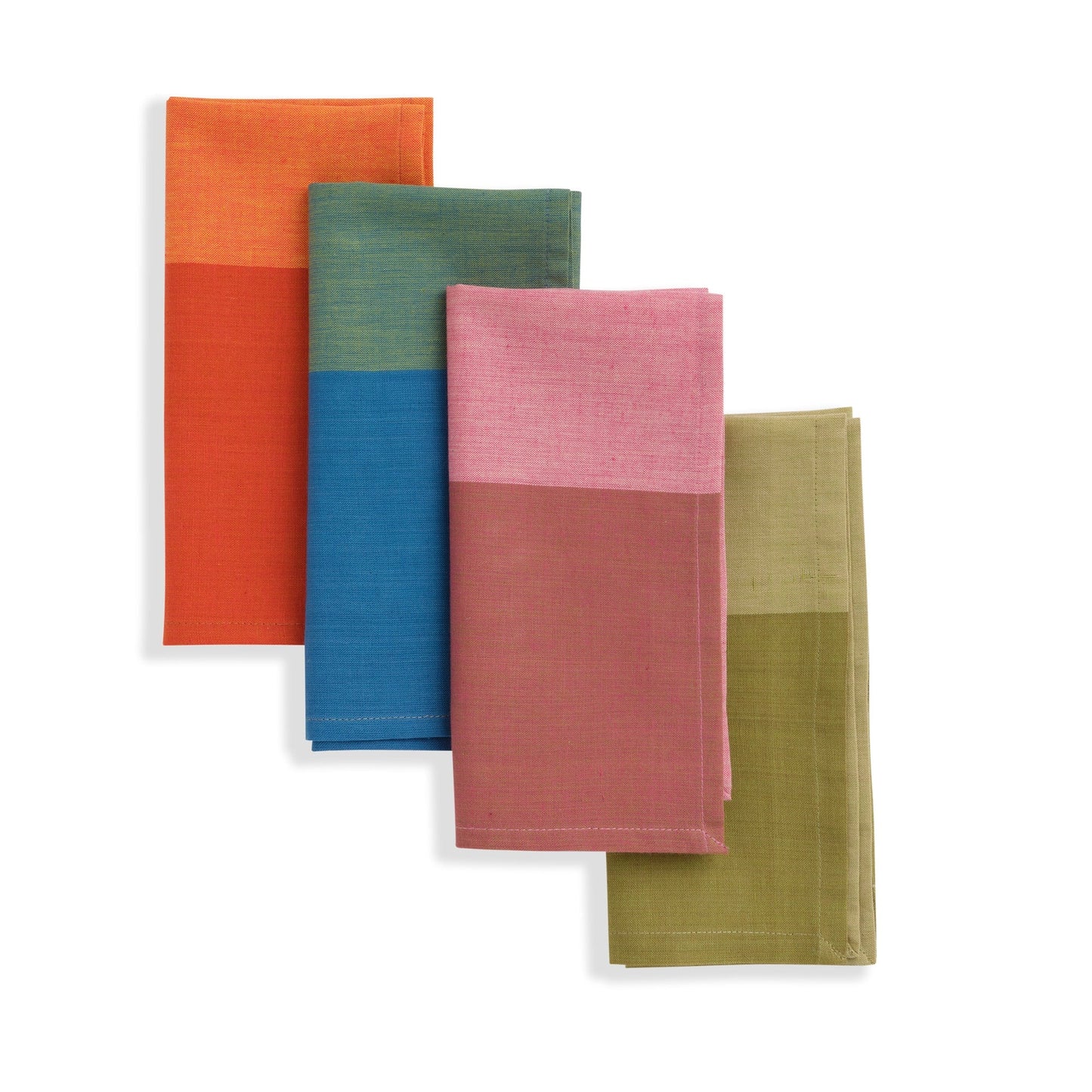 YIN YANG Handwoven Napkins - Set of 4. Cotton - Fair Trade - Artisan Made