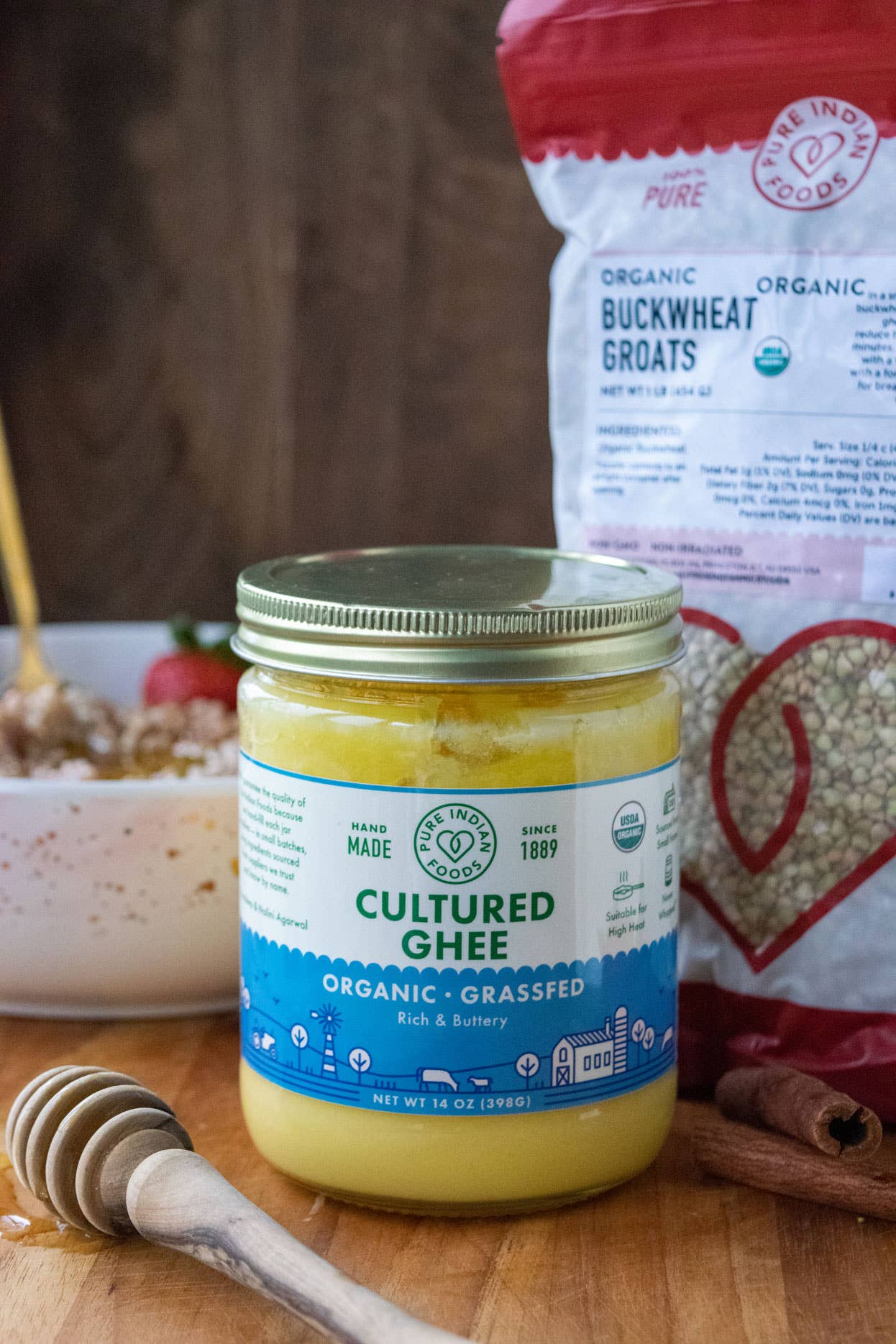 Cultured Ghee, Grassfed and Certified Organic