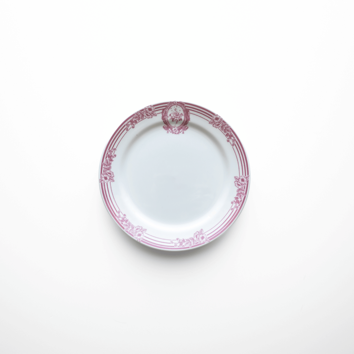 Pink Symphony Porcelain Dessert Plates, Set of 4