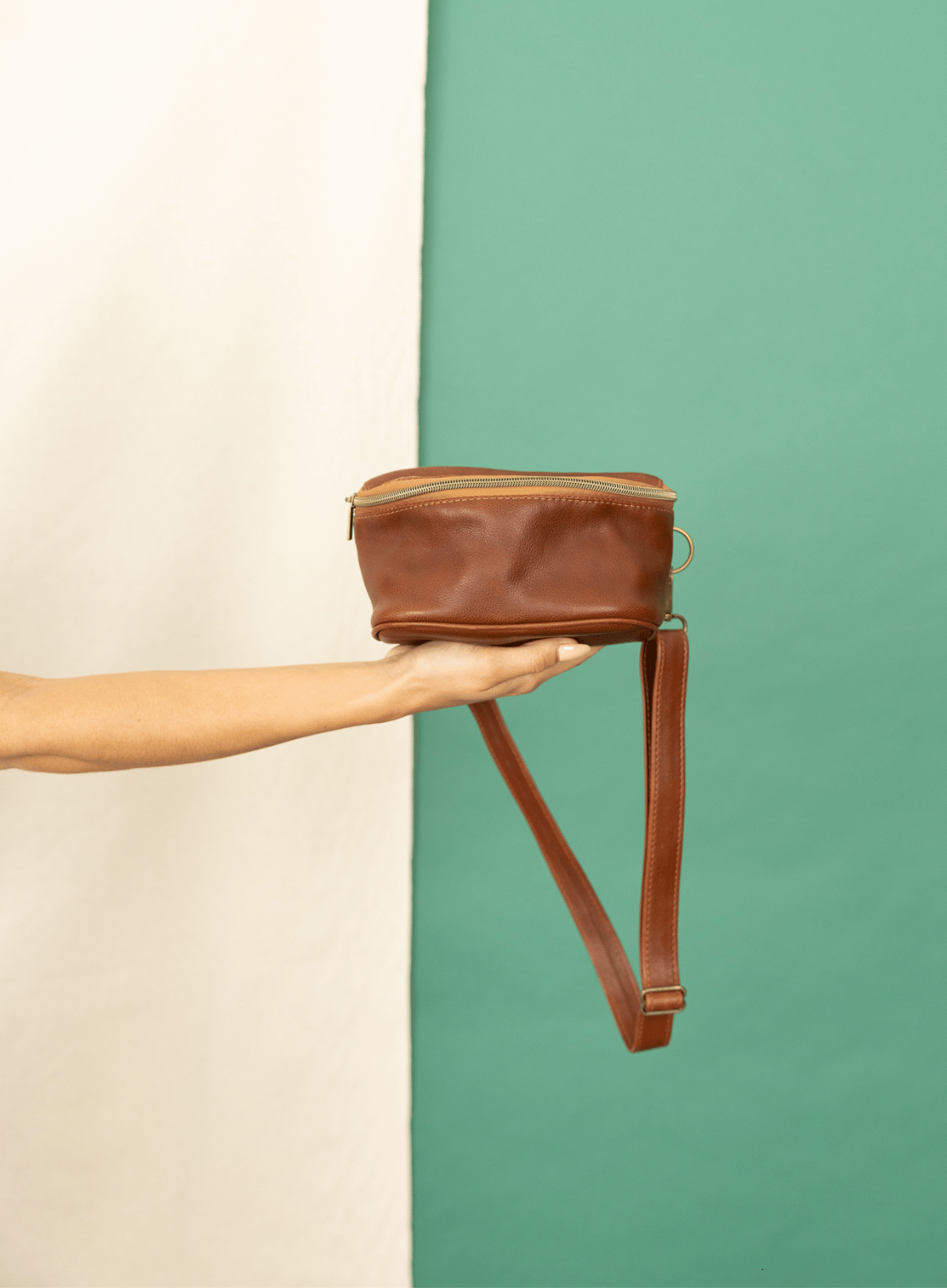 The Nomad Woven Leather Belt Bag