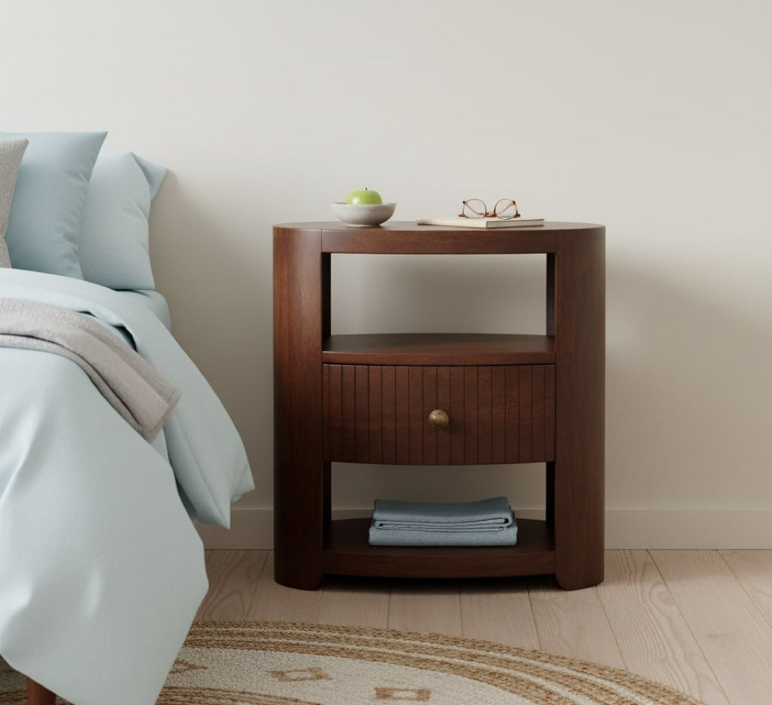 Artisan Furniture Solid Wood Bordeaux Bedside Table