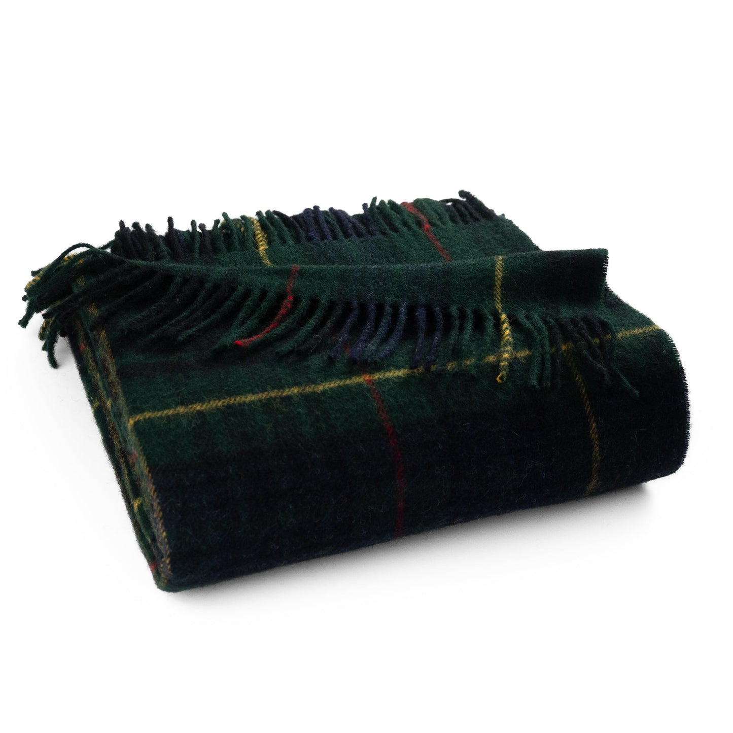 Highland Tweeds Shetland Lambswool Throw (Hunting Stewart)