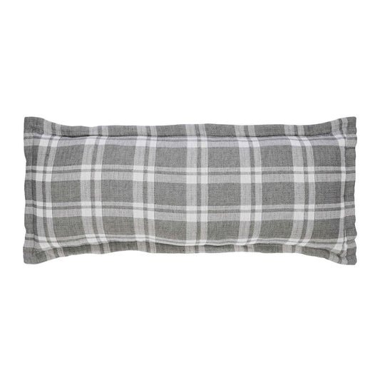 Doyle Check Cotton Blanket Deco Pillow