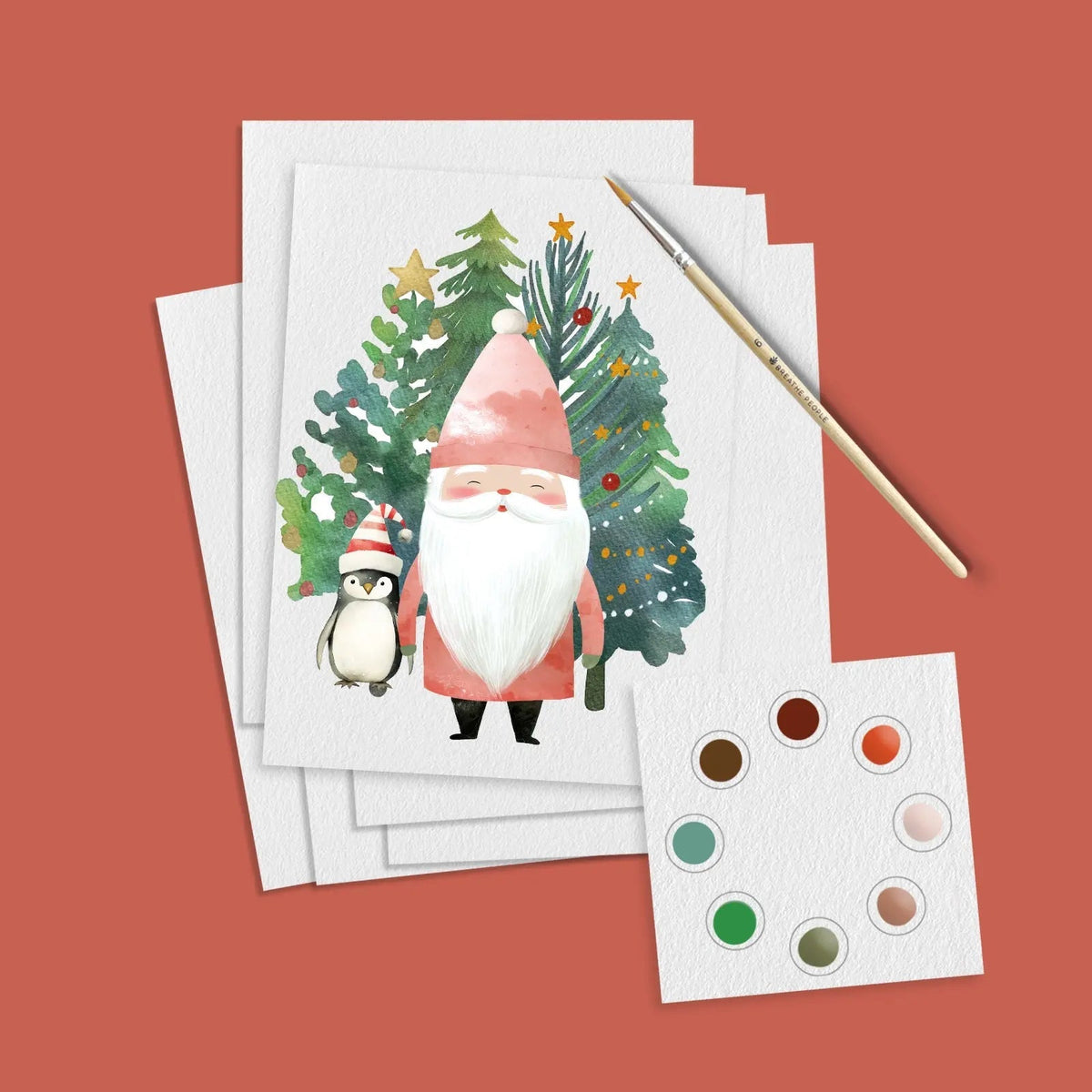 Holiday Collection: All-in-One Watercolor Art Prints + Postcards