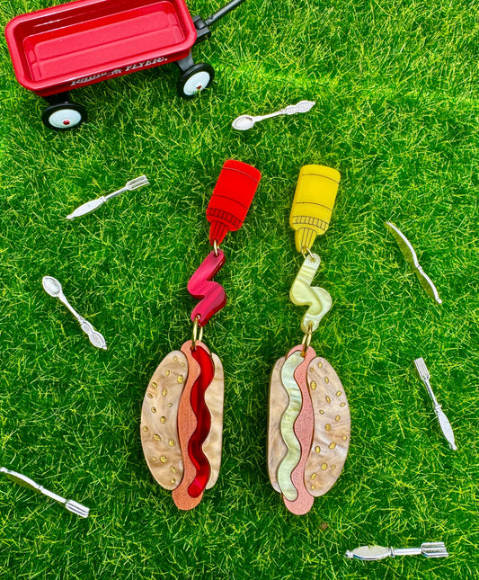 Glitter Glizzy Acrylic Earrings