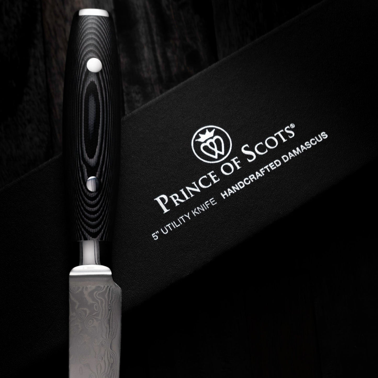 3 1/2 Inch Damascus Paring Knife