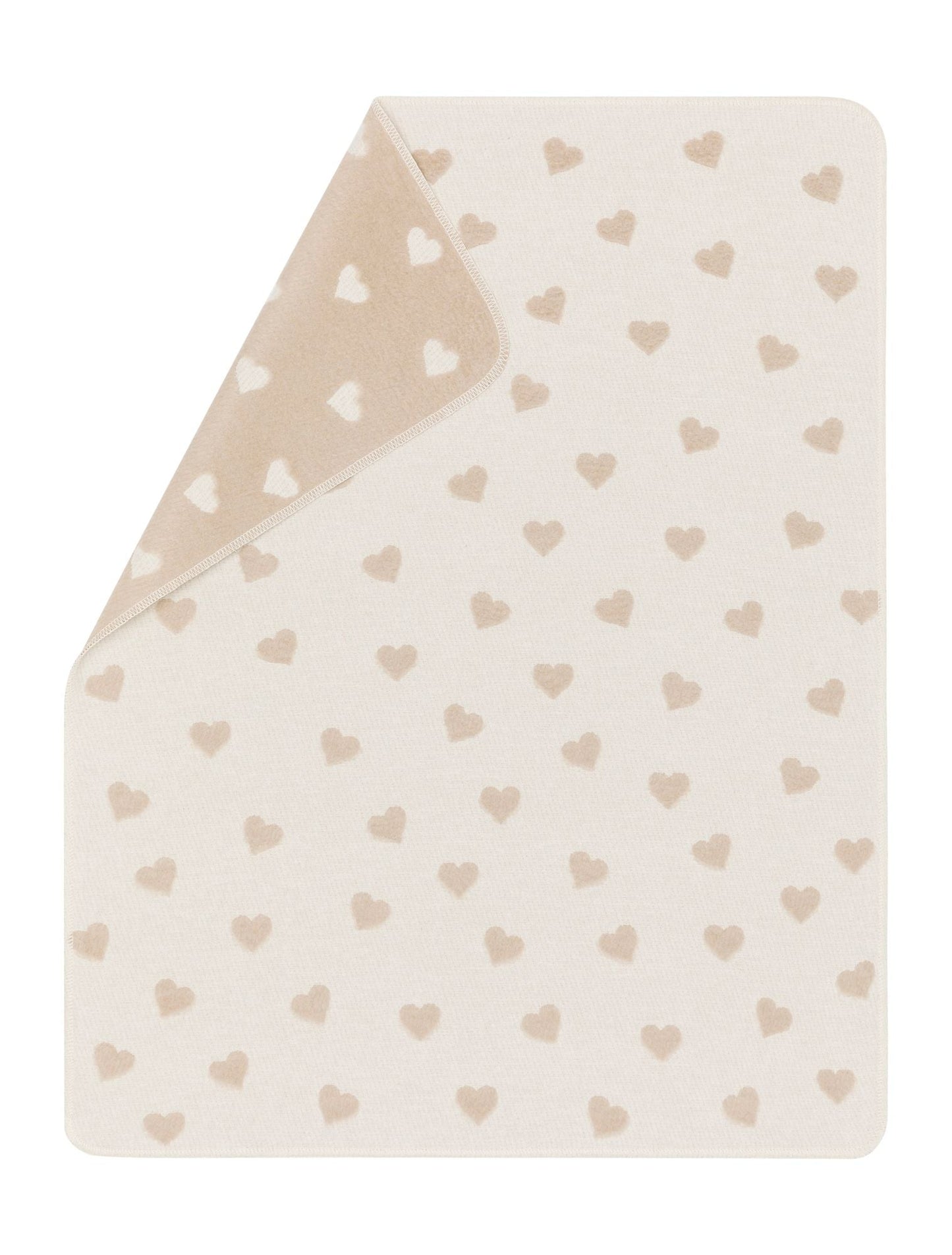 CARLA Baby Blanket "Hearts Allover"