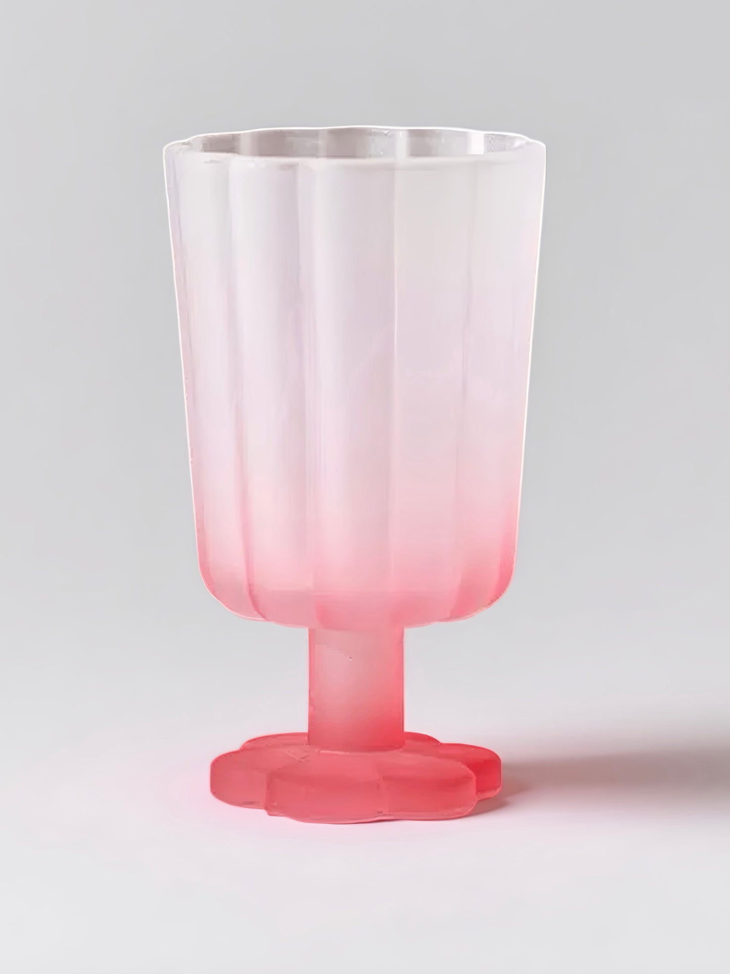 Hand Blown Petal Goblets - Cute Whimsical Colored Wine Glasses