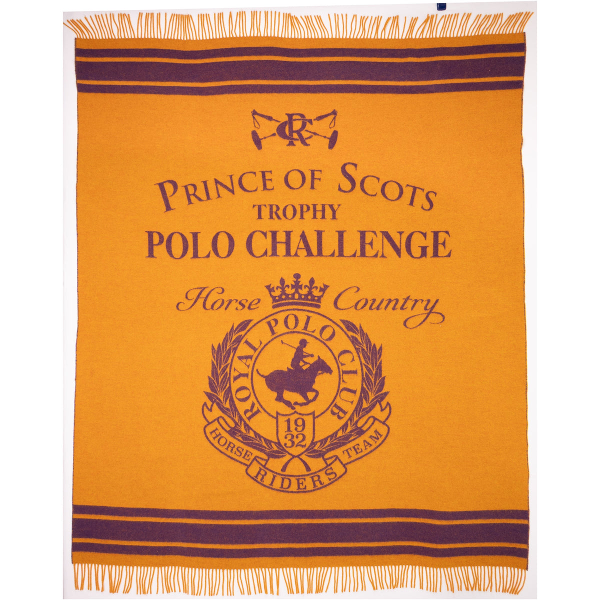 The Polo Challenge Throw – Extra-Fine Italian Merino Wool