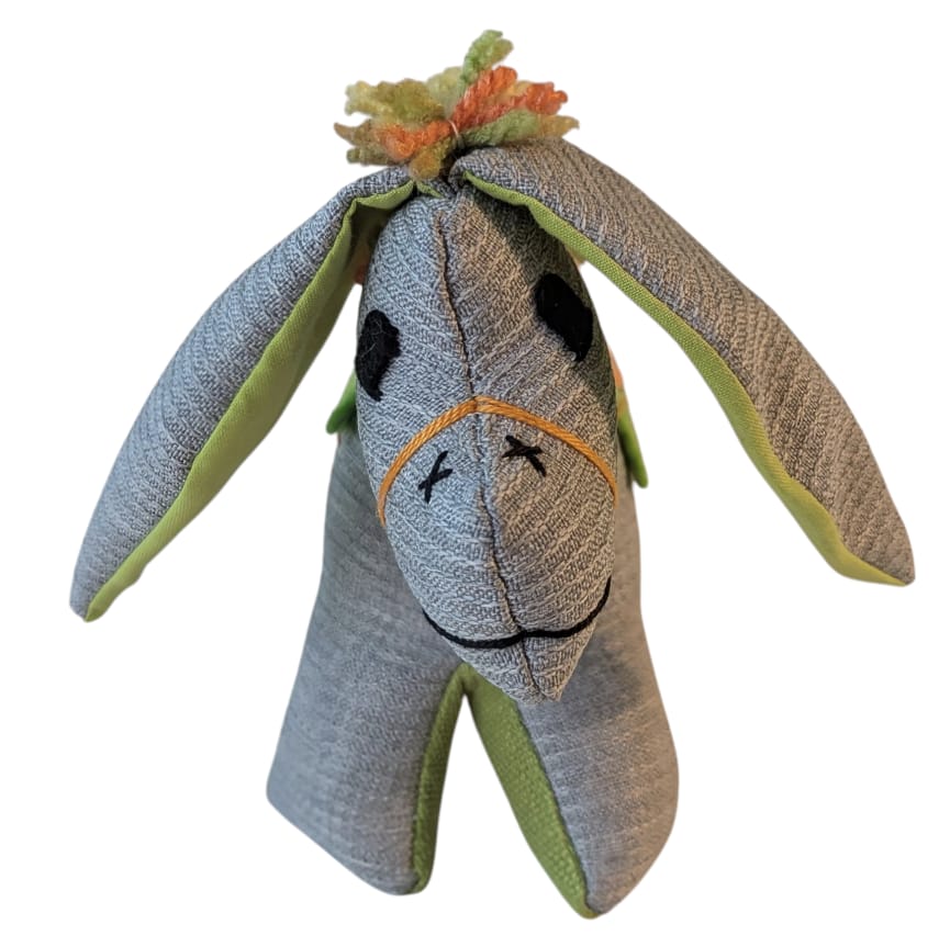 Plush Donkey - Gray