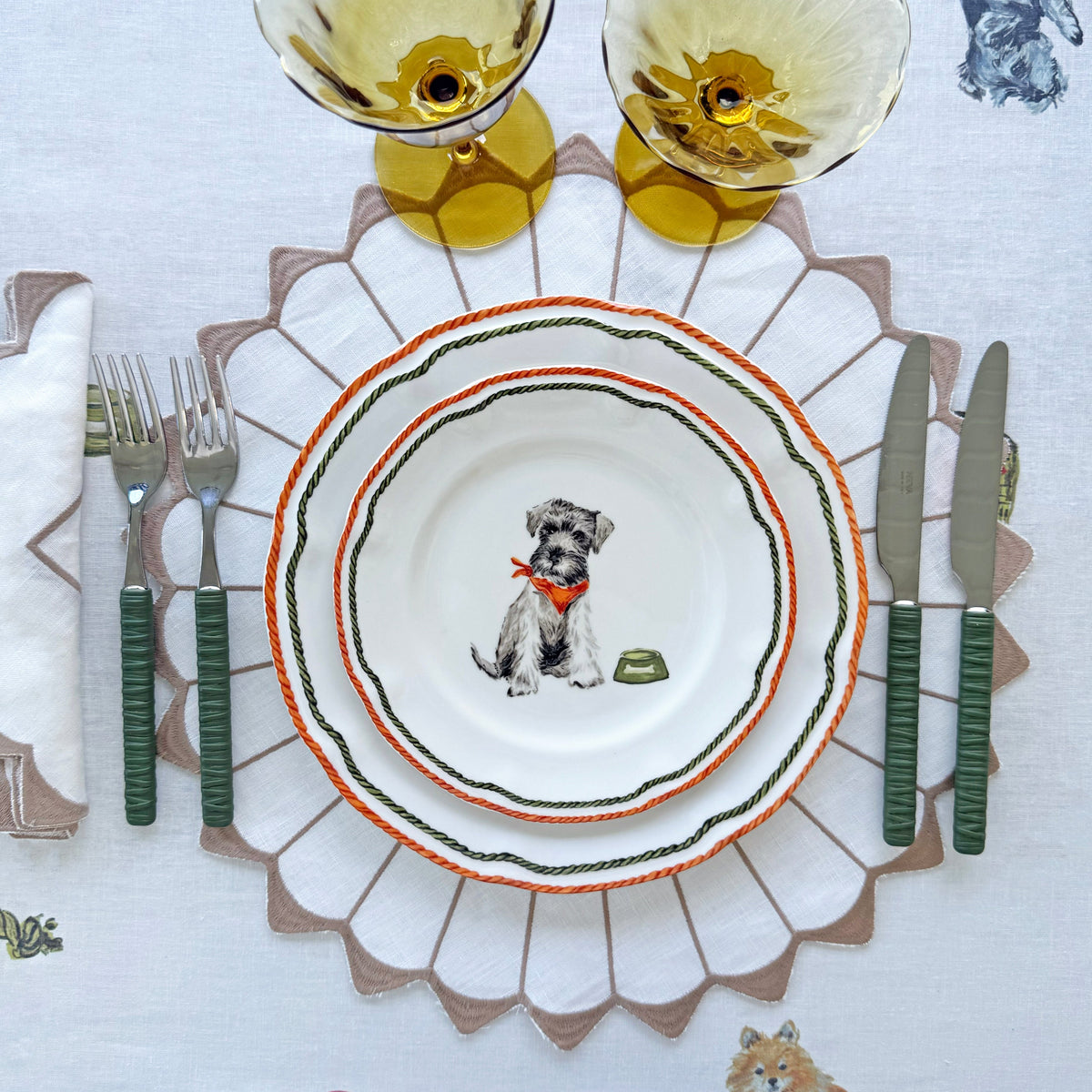 Charlotte linen placemat (set of 4)