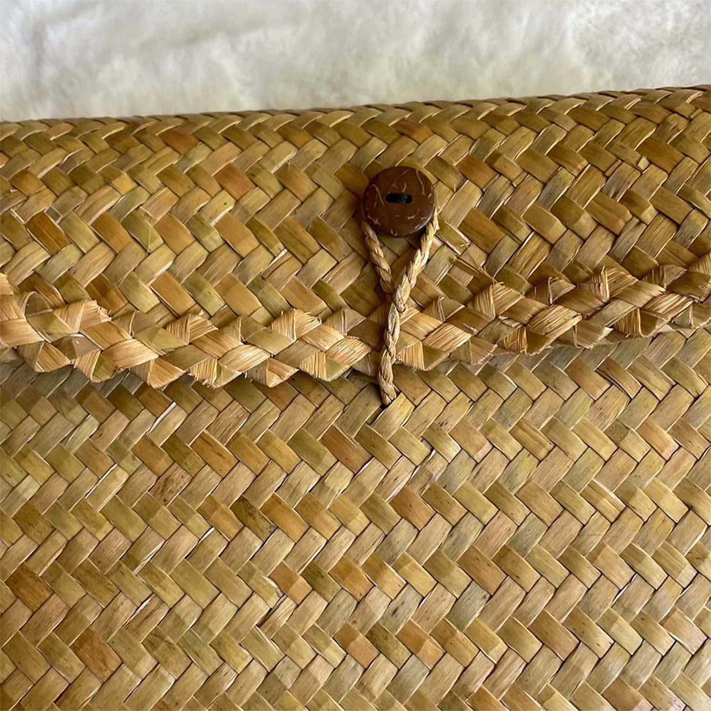 Gift Set of Handwoven Pouch and Canting Wax and Dye Tool, Handwoven Natural Bag, Gift for Her