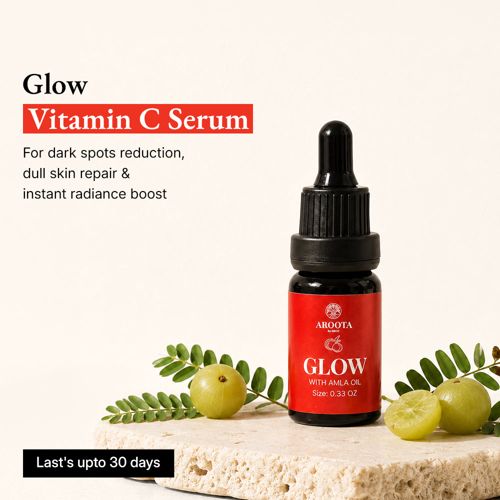 Glow Vitamin C Serum: Astaxanthin X Amla Oil (Tridoshic)