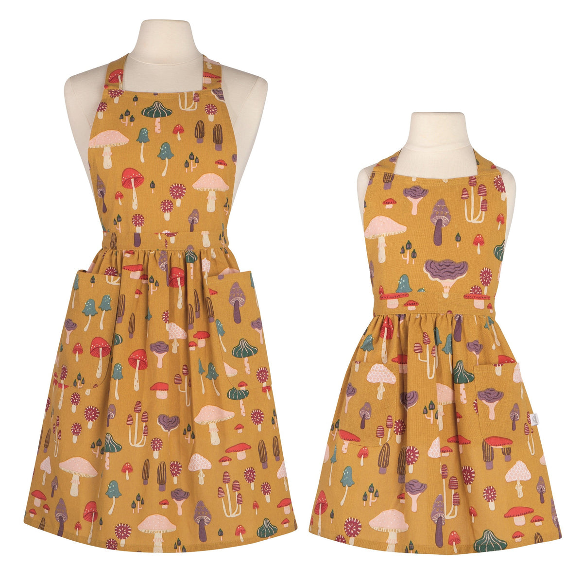Apron Set, Mushroom Gems