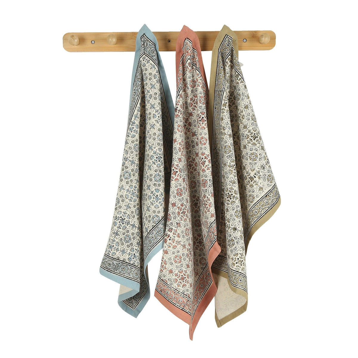 Cotton Kitchen Towel | Hand Block Printed | Lily