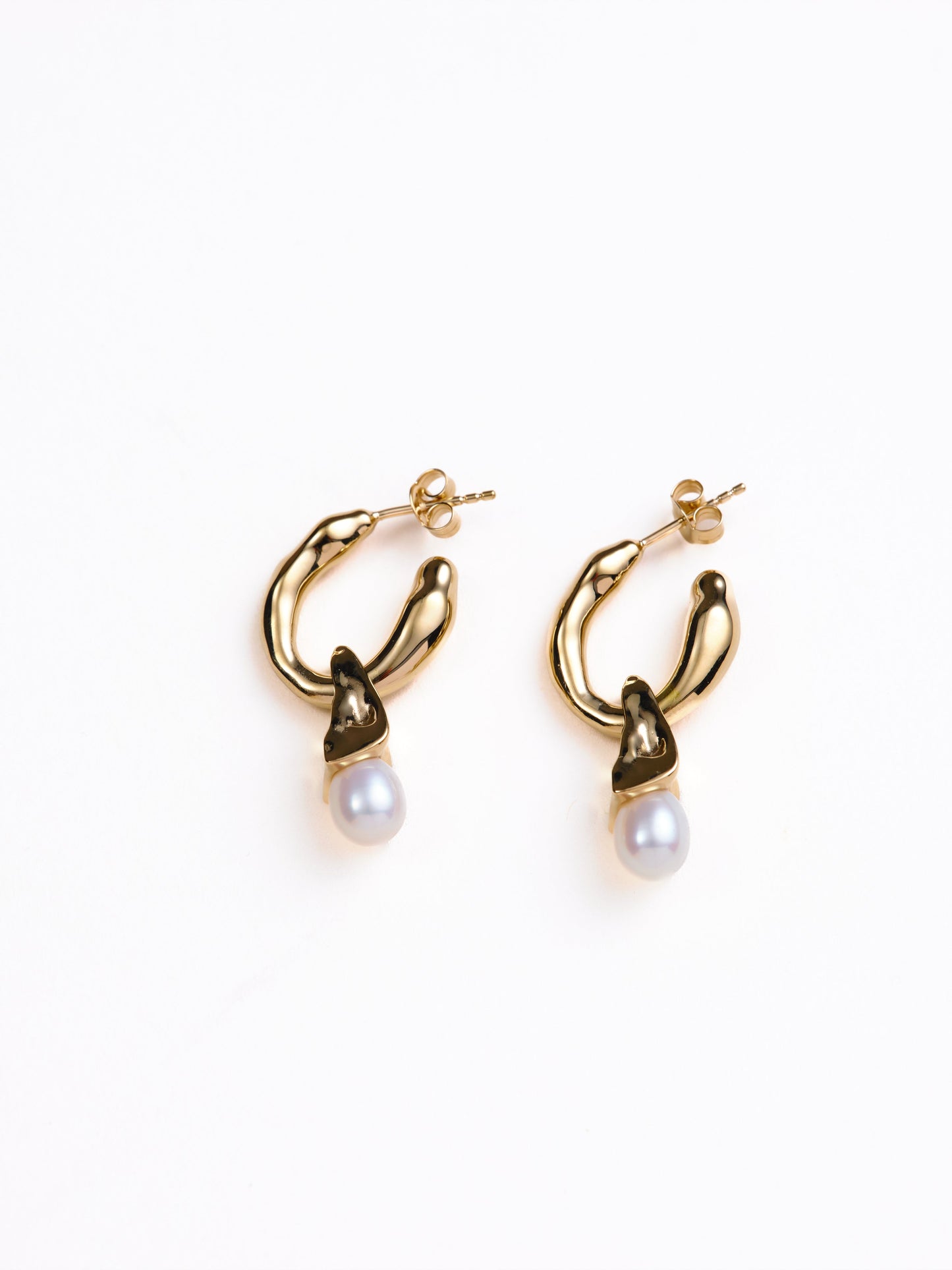 Danny Drop Pearl Earrings
