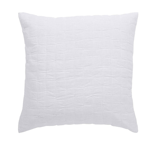Sophie Hand Pinched Linen Quilt Sham - Clearance