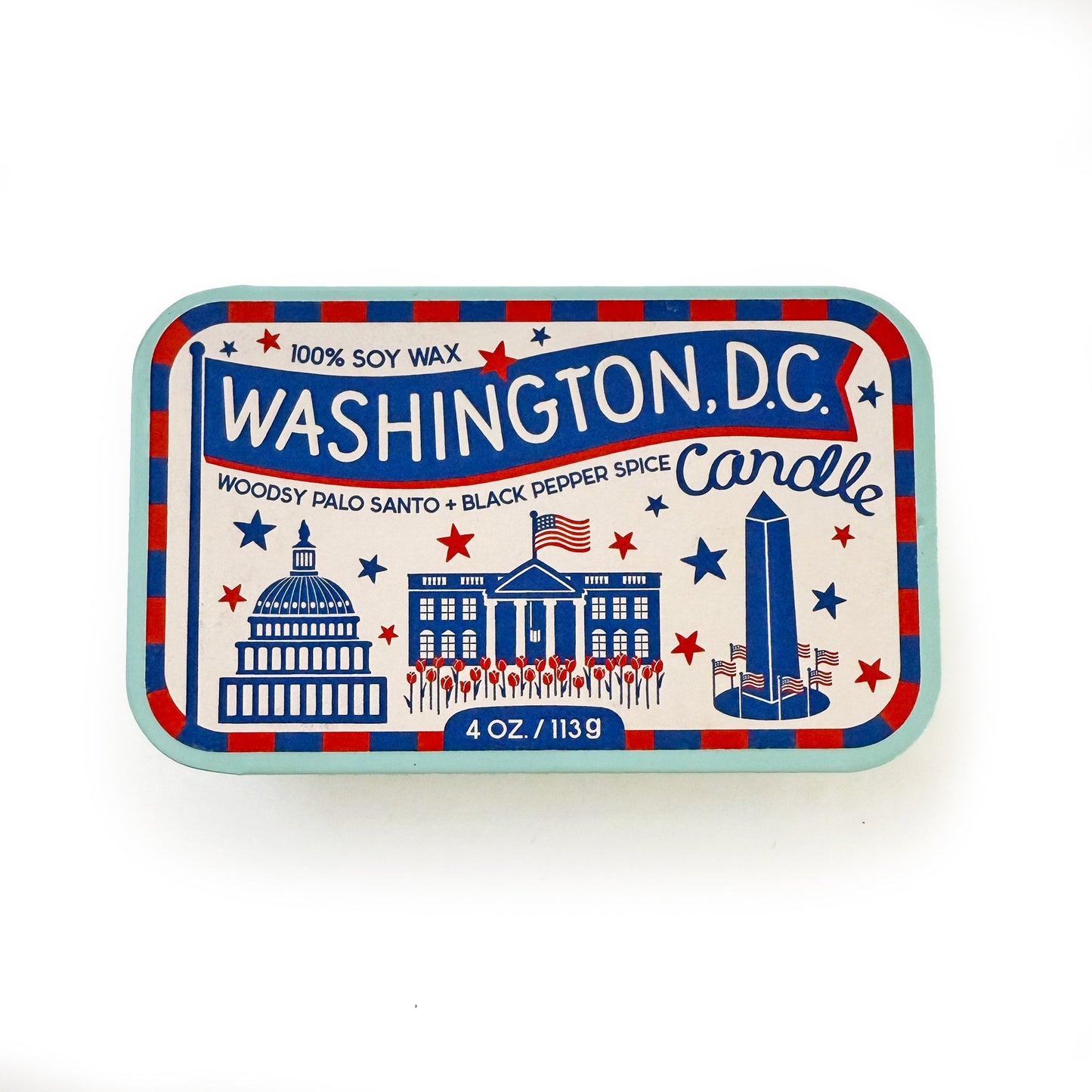 Washington DC Landmarks Candle & Tote Gift Set