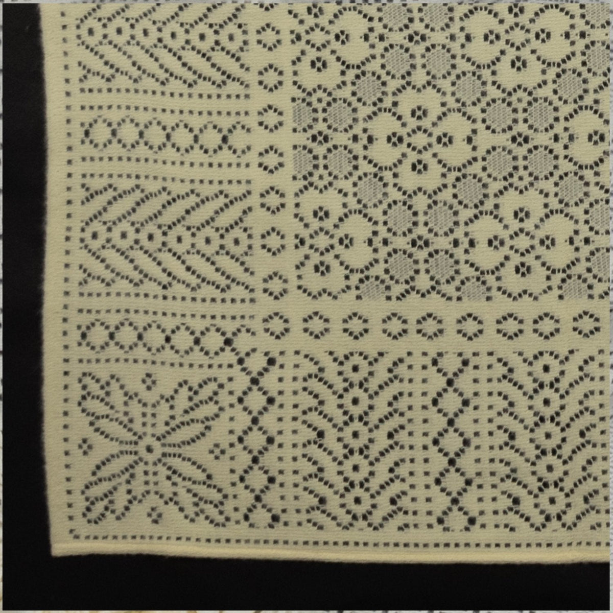 Southampton Home Lace Weave Baby Shawl - Yellow