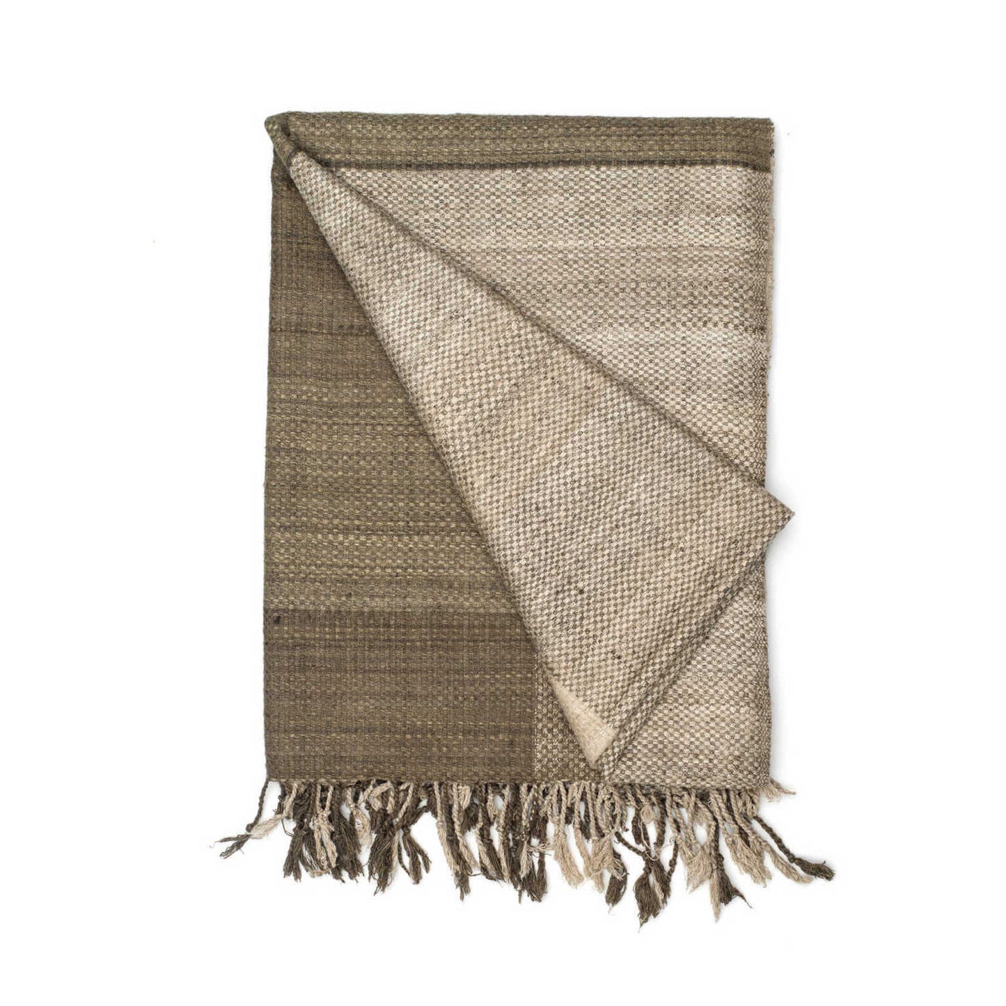 BLOCK Handwoven Cruelty-free Silk Throw – Fair Trade – Artisan Made
